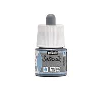 Pébéo - Peinture sur soie Setasilk - Flacon 45 ml bouchon pipette - Gris argent