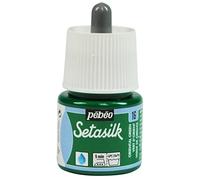 PEBEO - Flacon Setasilk Vert 45 ml - Peinture sur soie - Flacon Bouchon Pipette de 45 ml - Couleur Vert d'Orient