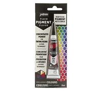 Pébéo Fluid Pigment - Concentré Pigmentaire Liquide pour Coloration de Résine - Couleurs Miscibles - Effet Opaque ou Transparent - Origine Naturelle, Rouge, 20 ml