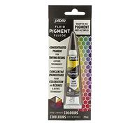 Pébéo Pigment liquide concentré Fluid Pigment – pour résine, miscible, opaque/transparent, Jaune