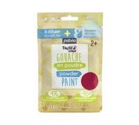 Pébéo Gouache Tactilcolor Poudre A Diluer 2 En 1l Coloris Rouge