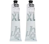 Pebeo - Huile Fine XL 200 ML - Peinture à l’Huile Blanc de Zinc Imitation - Peinture à l’Huile Blanc de Zinc 200 ml (Lot de 2)