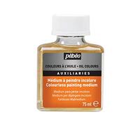 Pébéo - Huile Œillette Clarifiée 75 ML - Diluant Peinture à Huile Œillette - Huile d’Œillette Pour Préparer Vos Couleurs - Auxiliaire à l’Huile Pébéo - Flacon 75 ml