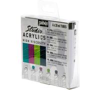 Pébéo Kit De 6 Tubes De Peinture Acrylique Dyna