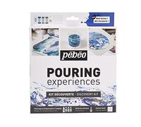 Peinture Pouring - Pébéo - Kit découverte - 4 tubes 59ml - Acrylique - Mixte