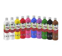 Assortiment Gouache PrimaColor Pebeo 1 L - 10 pcs ASSORTIMENT 10 FLACONS DE 1 L G