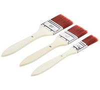 Pébéo - Lot de 3 Spalters Manche Longue Pinceau Peinture - Polyamide Brun