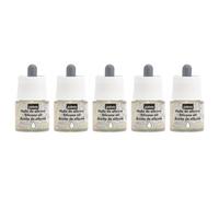Pébéo Lot de 5 Huiles de Silicone Studio Acrylics Transparent 45 ml