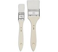 Pebeo - Lot de pinceaux - 2 parties - plat - taille : 25, 50 Blanc G
