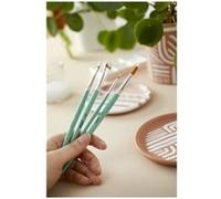 Pebeo - Lot de pinceaux - 3 parties - plat - taille : 4, 10, 18 Or