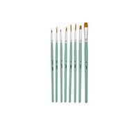 Pebeo - Lot de pinceaux - 8 parties - taille : 0, 1, 2, 4, 6, 000, 00 Or