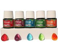 Pebeo Lot D'une Magic Cristal 5 Couleurs Transparentes Pour Résine