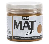 Pébéo - Mat Pub - Peinture Acrylique Extra Fine et Extra Mate - Sienne naturelle -140ml