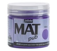 Pébéo - Mat Pub - Peinture Acrylique Extra Fine et Extra Mate - Violet cobalt -140ml