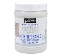 Pebeo Mortier de sable brut, 250 ml, blanc