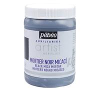 Pebeo Mortier Noir micacé 250 ML