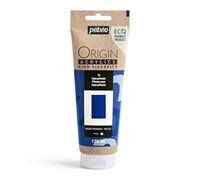 Pébéo Peinture acrylique Origin Acrylics 120 ml – Cyan primaire, éco-conçue, finition mate