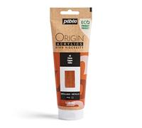 Pebeo - Origin Acrylics 120 ml - Peinture Acrylique Éco-Conçue - Haute Viscosité - Finition Métallique - Liant 100% Recyclé - 96% de Matières Premières d’Origine Européenne - Cuivre