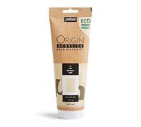 Pébéo - Origin Acrylics 240 ml - Peinture Acrylique Éco-Conçue - Haute Viscosité - Finition Mate - Liant 100% Recyclé - 96% de Matières Premières d’Origine Européenne - Ivoire