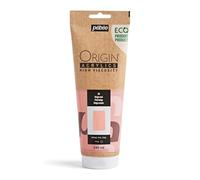 Pebeo - Origin Acrylics 240 ml - Peinture Acrylique Éco-Conçue - Haute Viscosité - Finition Mate - Liant 100% Recyclé - 96% de Matières Premières d’Origine Européenne - Beige Rosé