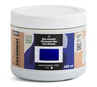 Pebeo - Origin Acrylics 480 ml - Peinture Acrylique Éco-Conçue - Haute Viscosité - Finition Mate - Liant 100% Recyclé - 96% de Matières Premières d’Origine Européenne - Bleu Outremer