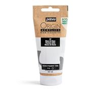 Pebeo - Origin Acrylics 60 ml - Peinture Acrylique Éco-Conçue - Haute Viscosité - Finition Mate - Liant 100% Recyclé - 96% de Matières Premières d’Origine Européenne - Blanc de Titane