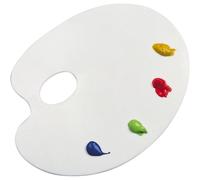 Pébéo Palette Ovale Plastique - Support Pour Peinture