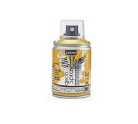Pébéo Peinture acrylique en spray DecoSpray – Base eau, faible odeur, 100 ml, Or nacré