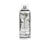 Pébéo - Peinture Acrylique en Spray - Pour la Décoration Multi Supports en Intérieur et Extérieur - Base Eau, Faible Odeur - 200 ml - Finition Brillante - Coloris Noir Brillant