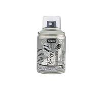 PEBEO - Peinture Acrylique en Spray - Pour la Décoration Multi Supports en Intérieur et Extérieur - Base Eau, Faible Odeur - 100 ml - Finition Mate - Coloris Gris Moyen