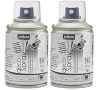 PEBEO - Peinture Acrylique en Spray - Pour la Décoration Multi Supports en Intérieur et Extérieur - Base Eau, Faible Odeur - 100 ml - Finition Nacré - Coloris Perle Nacré (Lot de 2)