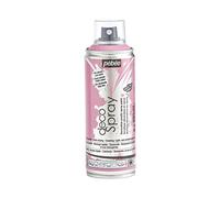 PEBEO - Peinture Acrylique en Spray - Pour la Décoration Multi Supports en Intérieur et Extérieur - Base Eau, Faible Odeur - 200 ml - Finition Mate - Coloris Rose Bengale