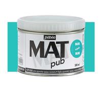 Pébéo Peinture acrylique Mat Pub – extra fine et extra mate – Bleu turquoise 500 ml