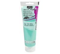 Pébéo Peinture Acrylique Texture Crème Pour la Décoration - Finition nacrée - 120 ml - Nacre Emeraude