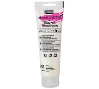 Pébéo Peinture Acrylique Texture Crème pour la Décoration - Finition nacrée - 120 ML - Perle