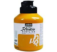Pébéo – Peinture acrylique Fine Studio Acrylics – Ocre jaune – 500 ml