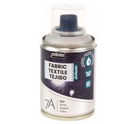 Pébéo Peinture En Spray 7a - 100ml Spécial Textiles Naturels Et Synthétiques Argent