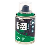 Pébéo - Peinture en Spray pour Textiles 7A Spray - Tissus Naturels et Synthétiques - Base Eau - Sans Solvant - Résistante au Lavage Machine - Peinture sur Tissu Pébéo Couleur Vert