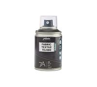 Pébéo - Peinture en Spray pour Textiles 7A - Tissus Naturels et Synthétiques - Base Eau - Sans Solvant - Résistante au Lavage Machine - sur Tissu 100 ml (Lot de 1) Couleur Noir