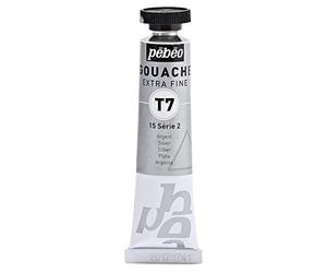 Pébéo Peinture Gouache 1 Tube de 20 ml Argent 121-015