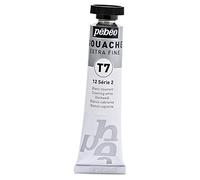 Pébéo Peinture Gouache 1 Tube de 20 ml Blanc Couvrant 121-012