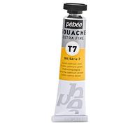 Pébéo Peinture Gouache 1 Tube de 20 ml Jaune Cadmium Doré