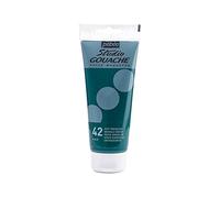 Pébéo - Peinture Gouache 100ml - Tube de Peinture Gouache Qualité Fine - Idéal Travaux Étude - 1 Tube de 100 ml Vert Émeraude 290042