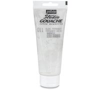 Pébéo - Peinture Gouache 100ml - Tube de Peinture Gouache Qualité Fine - Idéal Travaux Étude - 1 Tube de 100 ml Blanc Permanent