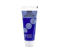 Pébéo - Peinture Gouache 100ml - Tube de Peinture Gouache Qualité Fine - Idéal Travaux Étude - 1 Tube de 100 ml Bleu Outremer