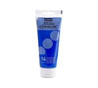 Pébéo - Peinture Gouache 100ml - Tube de Peinture Gouache Qualité Fine - Idéal Travaux Étude - 1 Tube de 100 ml Bleu Cobalt