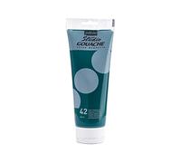 Pébéo - Peinture Gouache 220ml - Tube de Peinture Gouache Qualité Fine - Idéal Travaux Étude - 1 Tube de 220 ml Vert Émeraude