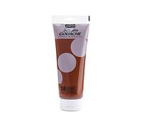Pébéo - Peinture Gouache 220ml - Tube de Peinture Gouache Qualité Fine - Idéal Travaux Étude - 1 Tube de 220 ml Sienne Brûlée 270-038