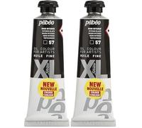 PEBEO Peinture huile fine Studio XL - Noir Intense - 37 ml (Lot de 2)