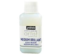 Pébéo Peinture Médiums Brillant Acryliques Extra Fine 1 Flacon de 250 ml